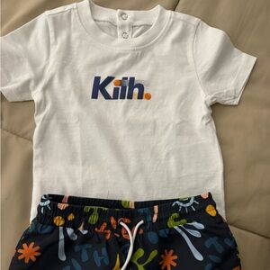 Kith Baby Tshirt with Swimming Trunks